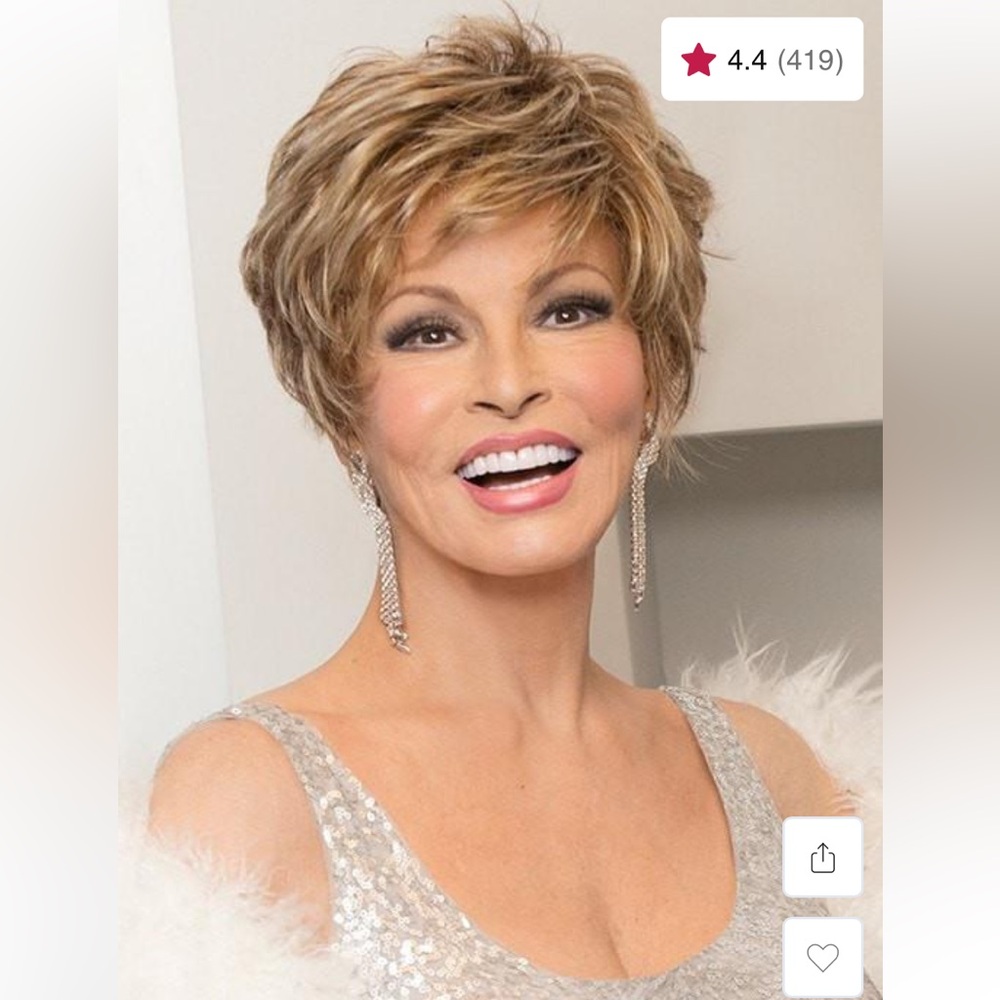 Raquel Welch “Sparkle” wig in color RS23 Glazed Vanilla